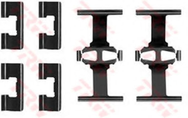Set accesorii, placute frana ROVER 45 (RT) (2000 - 2005) TRW PFK270 piesa NOUA