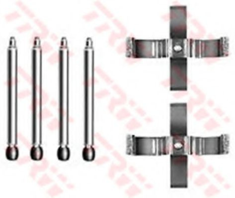 Set accesorii, placute frana SAAB 9-5 (YS3E) (1997 - 2009) TRW PFK362 piesa NOUA