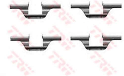 Set accesorii, placute frana SEAT CORDOBA (6K1, 6K2) (1993 - 1999) TRW PFK320 piesa NOUA