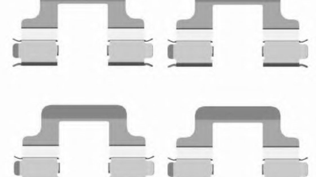 Set accesorii, placute frana SEAT LEON SC (5F5) (2013 - 2016) TEXTAR 82502000 piesa NOUA