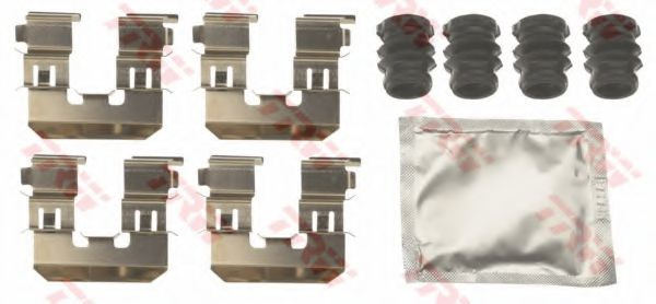 Set accesorii, placute frana SUBARU OUTBACK (BL, BP) (2003 - 2009) TRW PFK679 piesa NOUA