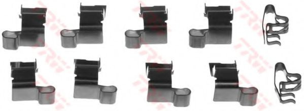 Set accesorii, placute frana SUZUKI JIMNY (FJ) (1998 - 2016) TRW PFK526 piesa NOUA