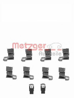 Set accesorii, placute frana SUZUKI JIMNY (FJ) (1998 - 2016) METZGER 109-1671 piesa NOUA