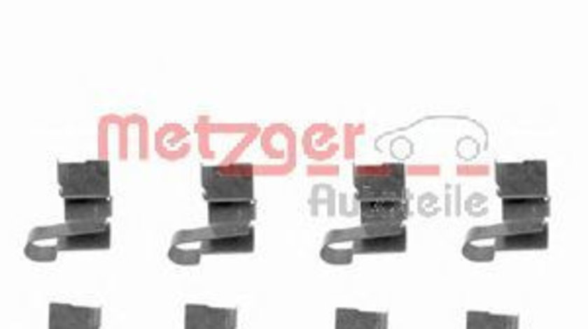 Set accesorii, placute frana SUZUKI JIMNY (FJ) (1998 - 2016) METZGER 109-1671 piesa NOUA