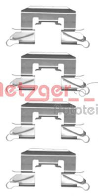 Set accesorii, placute frana SUZUKI SWIFT IV (FZ, NZ) (2010 - 2016) METZGER 109-1772 piesa NOUA