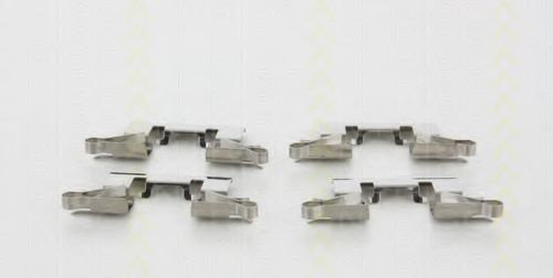 Set accesorii, placute frana SUZUKI SWIFT IV (FZ, NZ) (2010 - 2016) TRISCAN 8105 101658 piesa NOUA