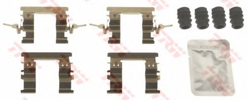 Set accesorii, placute frana SUZUKI SX4 (EY, GY) (2006 - 2016) TRW PFK674 piesa NOUA
