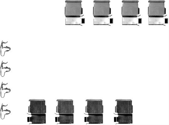 Set Accesorii, Placute Frana Textar Toyota 82050200