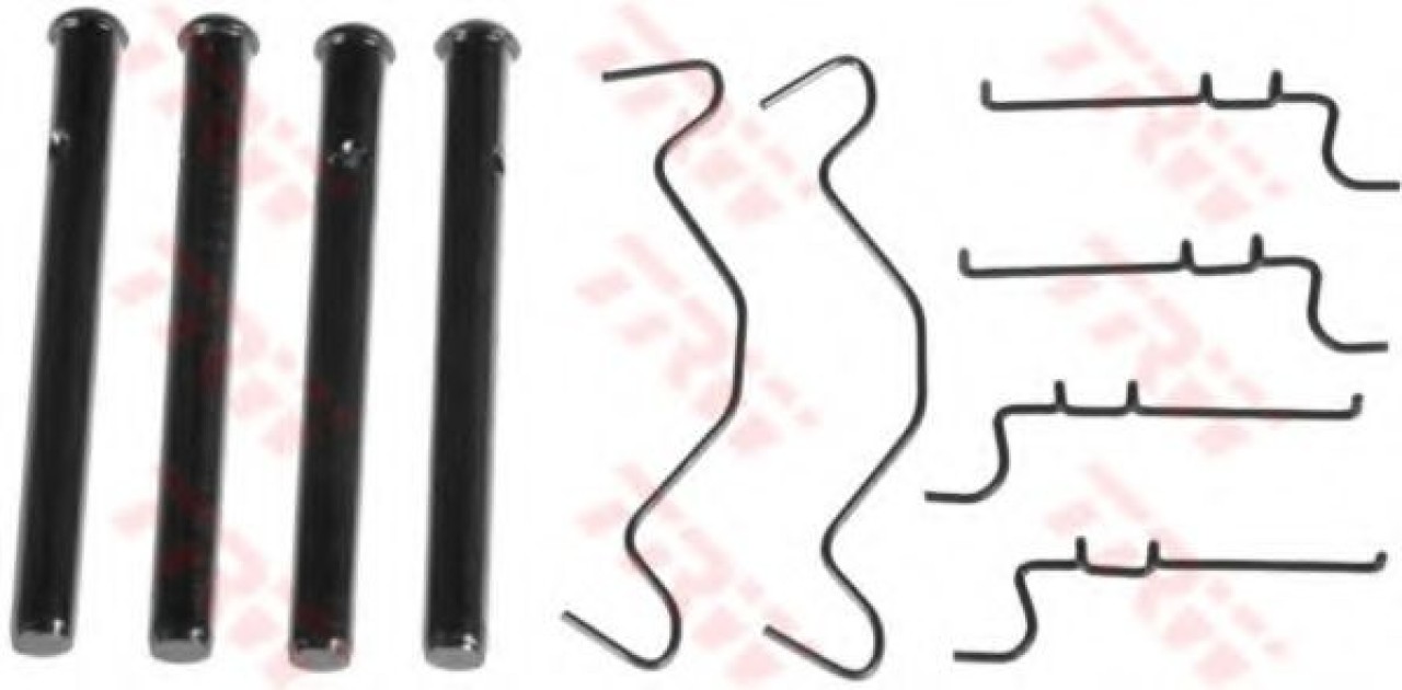 Set accesorii, placute frana TOYOTA COROLLA (CDE12, ZZE12, NDE12, ZDE12) (2001 - 2007) TRW PFK537 piesa NOUA