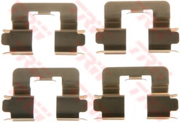 Set accesorii, placute frana TOYOTA COROLLA (CDE12, ZZE12, NDE12, ZDE12) (2001 - 2007) TRW PFK581 piesa NOUA