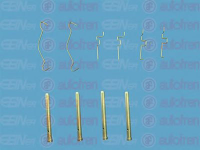 Set accesorii, placute frana TOYOTA COROLLA Verso (ZDE12, CDE12) (2001 - 2004) AUTOFREN SEINSA D4235...