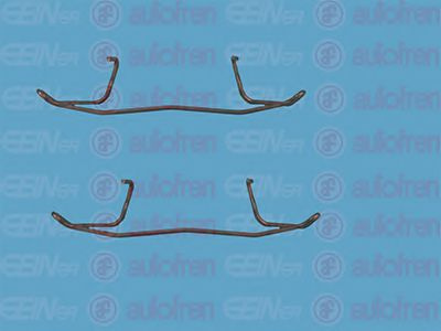 Set accesorii, placute frana VOLVO S80 I (TS, XY) (1998 - 2006) AUTOFREN SEINSA D42338A piesa NOUA