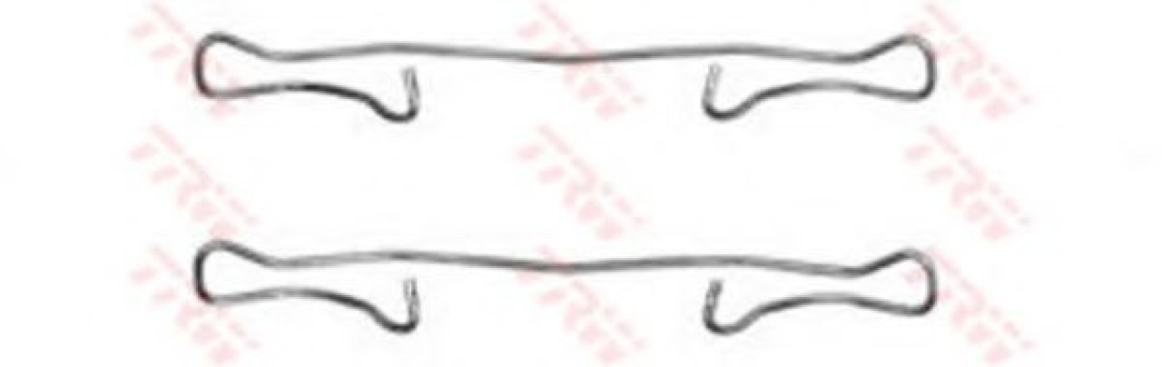 Set accesorii, placute frana VOLVO V50 (MW) (2004 - 2016) TRW PFK302 piesa NOUA