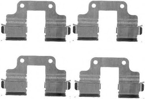 Set accesorii, placute frana VOLVO XC70 II (2007 - 2016) TEXTAR 82074100 piesa NOUA