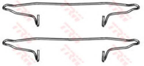 Set accesorii, placute frana VW BORA (1J2) (1998 - 2005) TRW PFK300 piesa NOUA