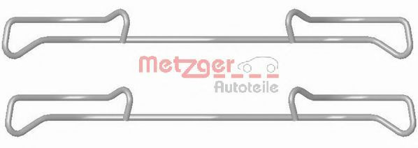 Set accesorii, placute frana VW CC (358) (2011 - 2016) METZGER 109-1678 piesa NOUA