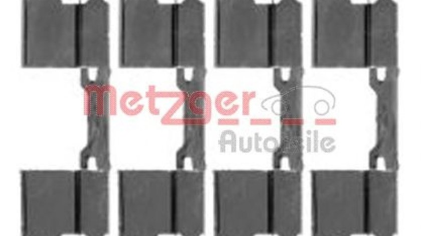 Set accesorii, placute frana VW CRAFTER 30-50 platou / sasiu (2F) (2006 - 2016) METZGER 109-1762 piesa NOUA