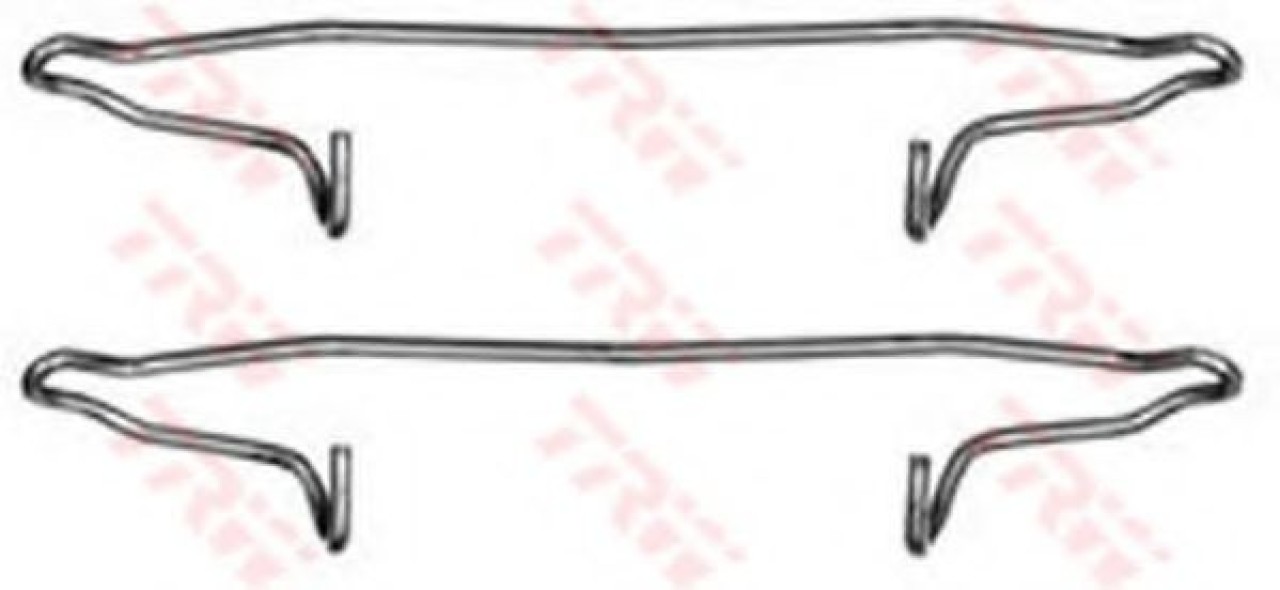Set accesorii, placute frana VW GOLF III (1H1) (1991 - 1998) TRW PFK300 piesa NOUA