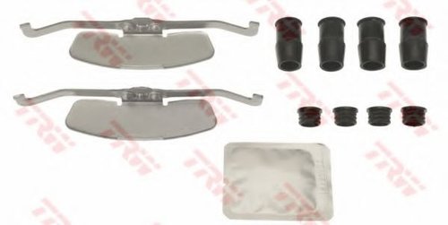 Set accesorii, placute frana VW GOLF VI (5K1) (2008 - 2013) TRW PFK678 piesa NOUA
