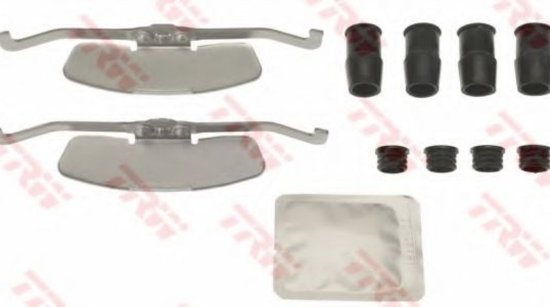 Set accesorii, placute frana VW GOLF VI (5K1) (2008 - 2013) TRW PFK678 piesa NOUA