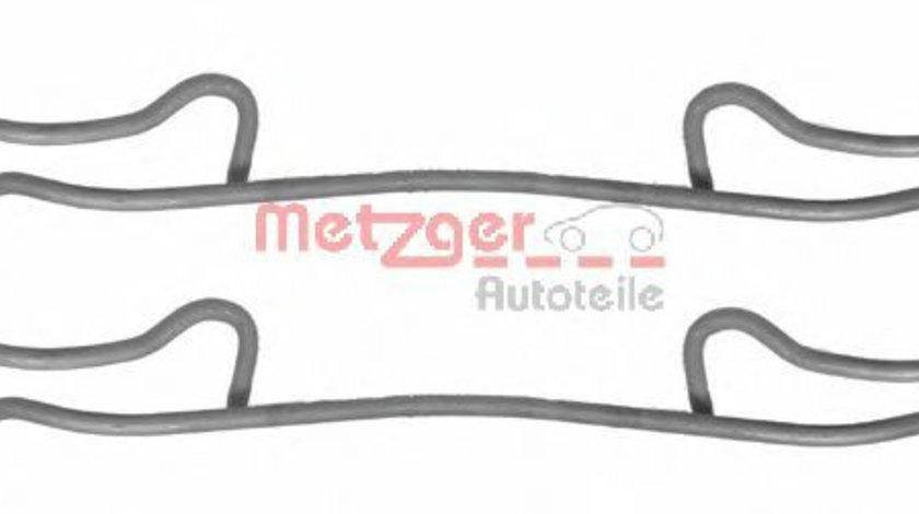 Set accesorii, placute frana VW LT II caroserie (2DA, 2DD, 2DH) (1996 - 2006) METZGER 109-1200 piesa NOUA