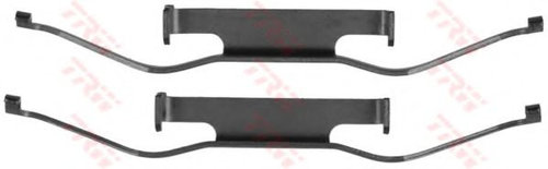 Set accesorii, placute frana VW MULTIVAN V (7HM, 7HN, 7HF, 7EF, 7EM, 7EN) (2003 - 2015) TRW PFK534 p...