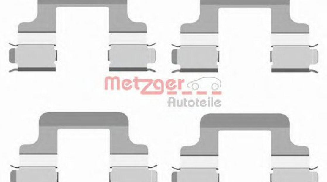 Set accesorii, placute frana VW PASSAT CC (357) (2008 - 2012) METZGER 109-1679 piesa NOUA