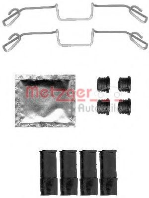Set accesorii, placute frana VW TRANSPORTER IV platou / sasiu (70XD) (1990 - 2003) METZGER 109-1795 piesa NOUA
