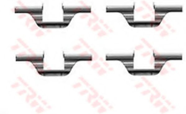 Set accesorii, placute frana VW VENTO (1H2) (1991 - 1998) TRW PFK320 piesa NOUA
