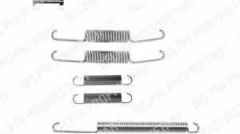 Set accesorii sabot de frana AUDI 100 Avant 44 44Q C3 DELPHI LY1182