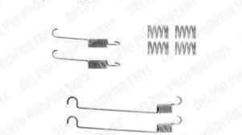 Set accesorii, sabot de frana BMW 3 (E30) DELPHI LY1054