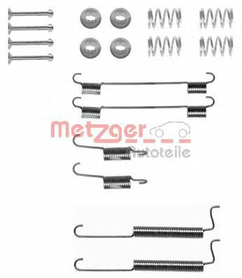 Set accesorii, sabot de frana CHEVROLET SPARK (2005 - 2016) METZGER 105-0795 piesa NOUA