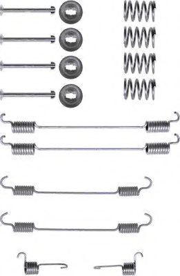 Set accesorii, sabot de frana CITROEN DS3 (2009 - 2015) TEXTAR 97010100 piesa NOUA