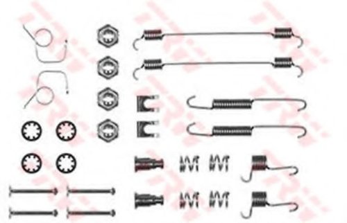 Set accesorii, sabot de frana CITROEN SAXO (S0, S1) (1996 - 2004) TRW SFK105 piesa NOUA