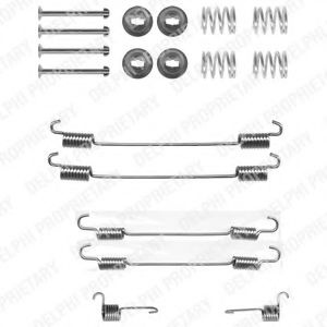 Set accesorii, sabot de frana DACIA DOKKER (2012 - 2016) DELPHI LY1225 piesa NOUA