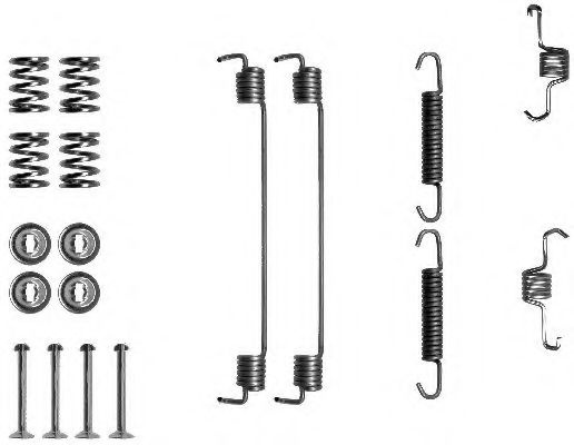 Set accesorii, sabot de frana DACIA SANDERO (2008 - 2016) TEXTAR 97031000 piesa NOUA