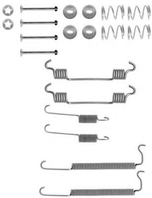 Set accesorii, sabot de frana DAEWOO NUBIRA Break (KLAJ) (1997 - 2016) TEXTAR 97033700 piesa NOUA