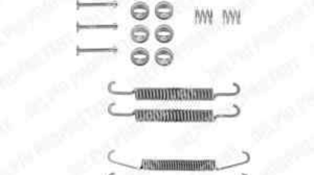 Set accesorii, sabot de frana FIAT CINQUECENTO (170) DELPHI LY1017