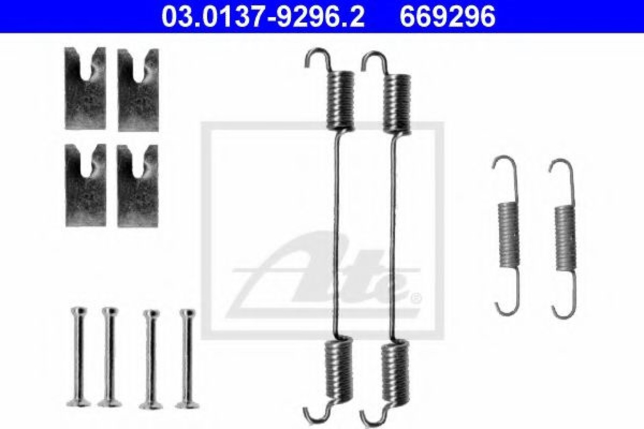 Set accesorii, sabot de frana FIAT DOBLO Combi (263) (2010 - 2016) ATE 03.0137-9296.2 piesa NOUA