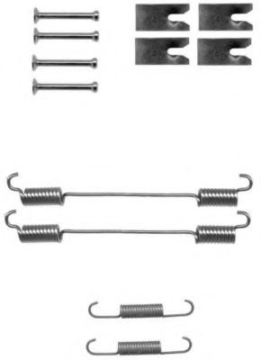 Set accesorii, sabot de frana FIAT DOBLO Combi (263) (2010 - 2016) TEXTAR 97034000 piesa NOUA