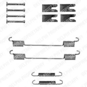Set accesorii, sabot de frana FIAT DUCATO bus (244) (2002 - 2016) DELPHI LY1327 piesa NOUA