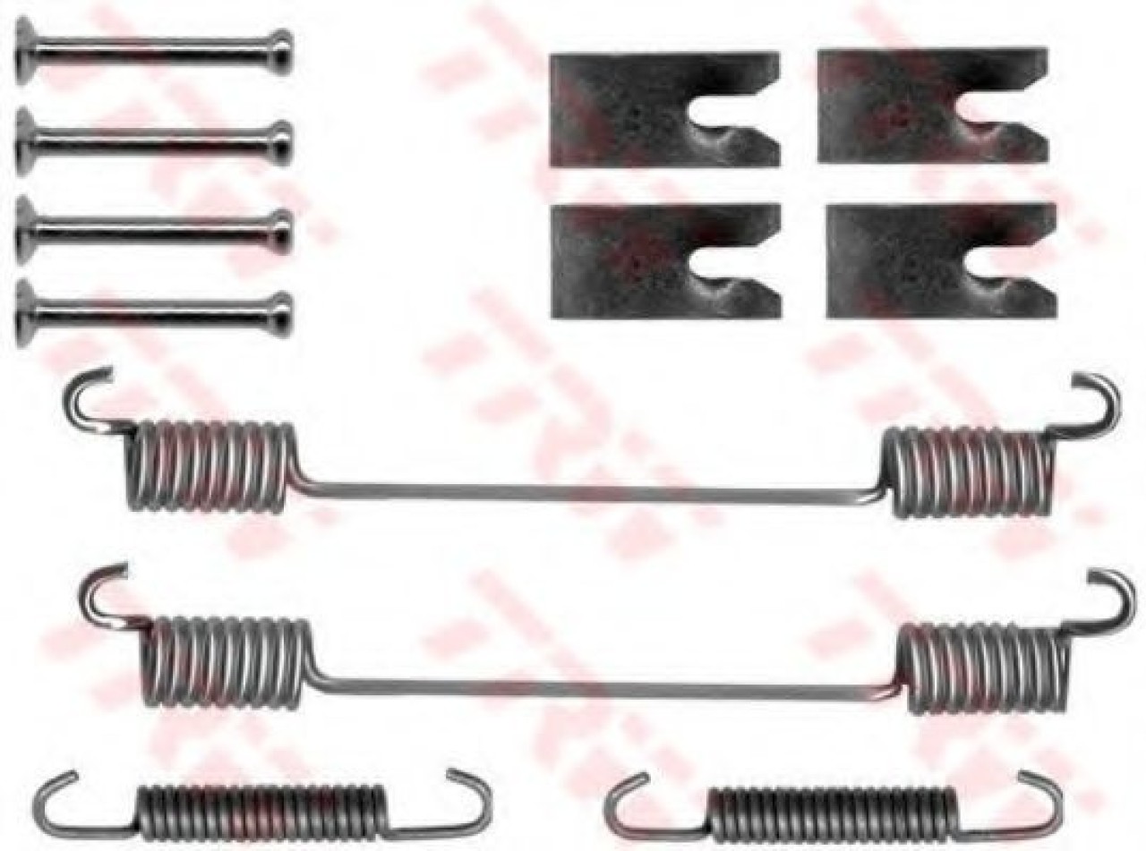 Set accesorii, sabot de frana FIAT DUCATO platou / sasiu (244) (2002 - 2016) TRW SFK371 piesa NOUA
