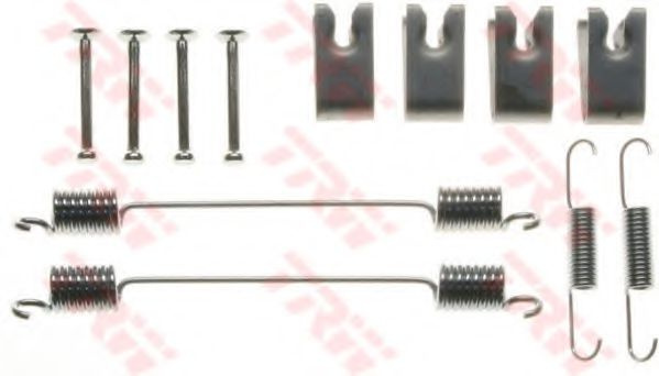 Set accesorii, sabot de frana FIAT LINEA (323) (2007 - 2016) TRW SFK410 piesa NOUA