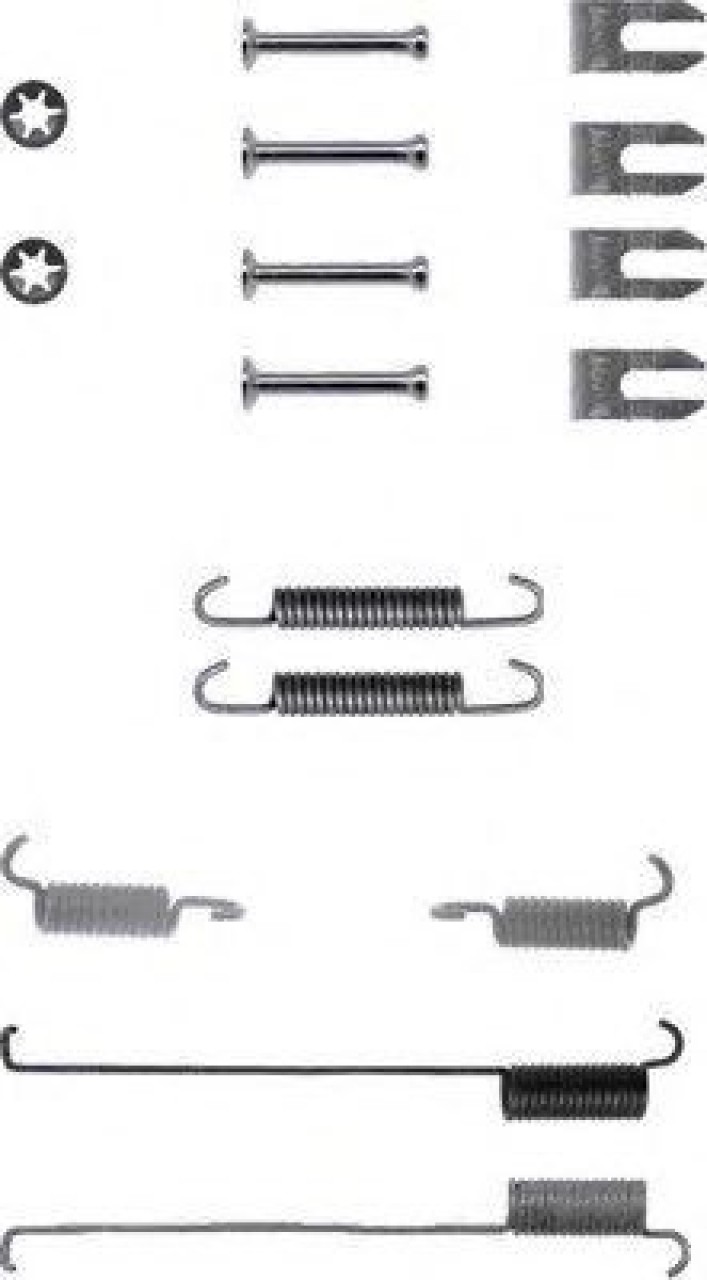 Set accesorii, sabot de frana FIAT PUNTO (176) (1993 - 1999) TEXTAR 97009500 piesa NOUA