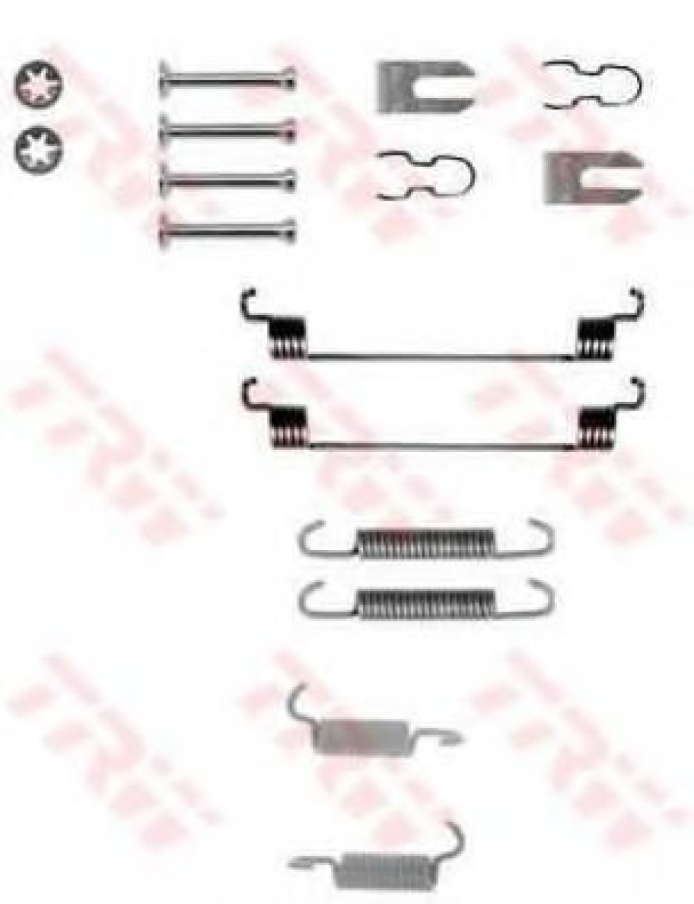 Set accesorii, sabot de frana FIAT PUNTO (176) (1993 - 1999) TRW SFK317 piesa NOUA