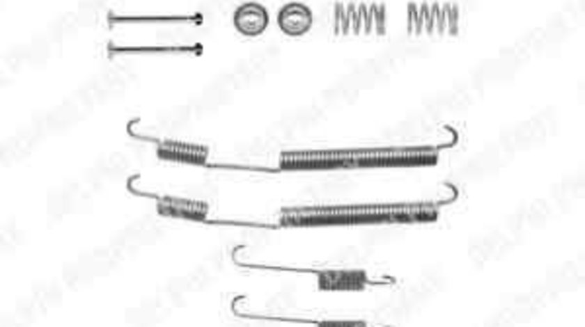 Set accesorii, sabot de frana FIAT SCUDO caroserie (270_) DELPHI LY1228