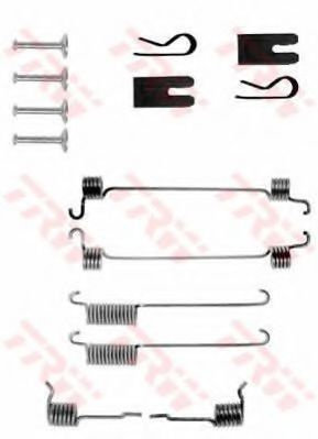 Set accesorii, sabot de frana FORD FOCUS Combi (DNW) (1999 - 2007) TRW SFK306 piesa NOUA