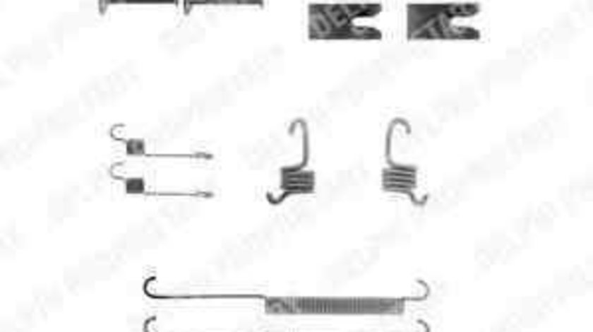 Set accesorii, sabot de frana FORD MONDEO I combi (BNP) DELPHI LY1140