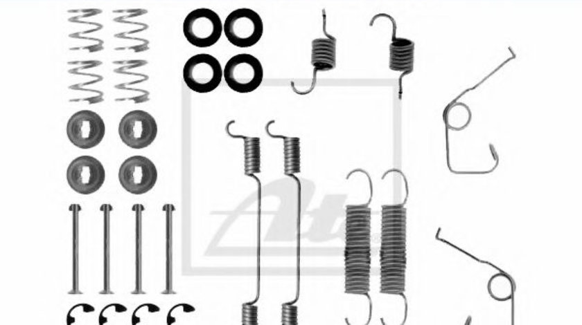 Set accesorii, sabot de frana FORD TRANSIT platou / sasiu (E) (1994 - 2000) ATE 03.0137-9193.2 piesa NOUA