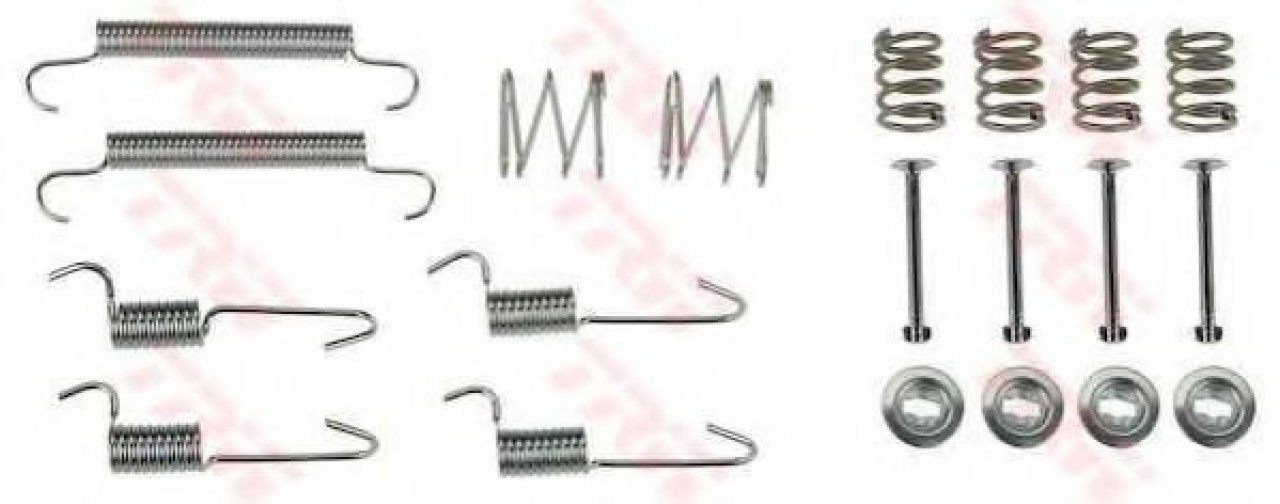 Set accesorii, sabot de frana HYUNDAI ACCENT III (MC) (2005 - 2010) TRW SFK430 piesa NOUA